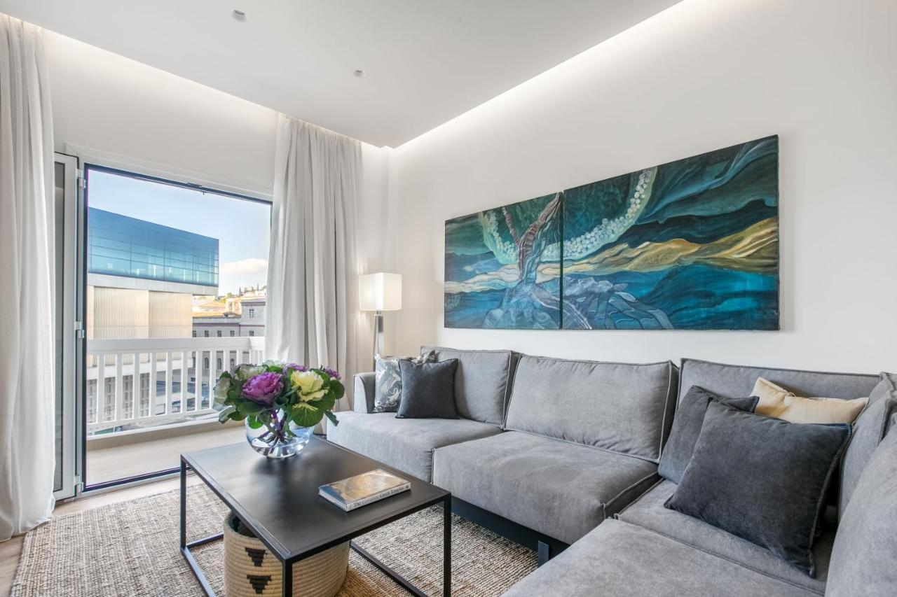 Modern Flat In The Grounds Of Acropolis Monuments -Armonia- Lägenhet Aten Exteriör bild