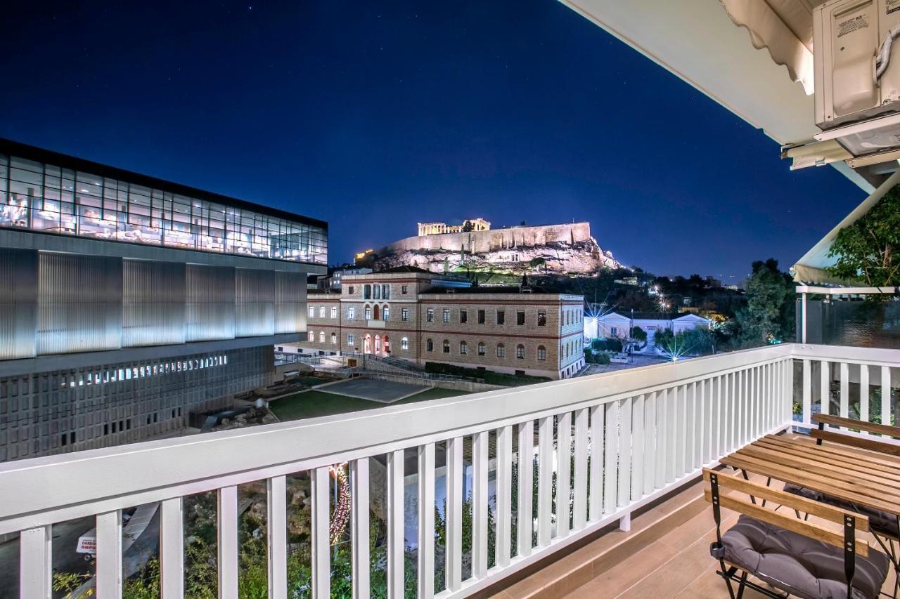 Modern Flat In The Grounds Of Acropolis Monuments -Armonia- Lägenhet Aten Exteriör bild