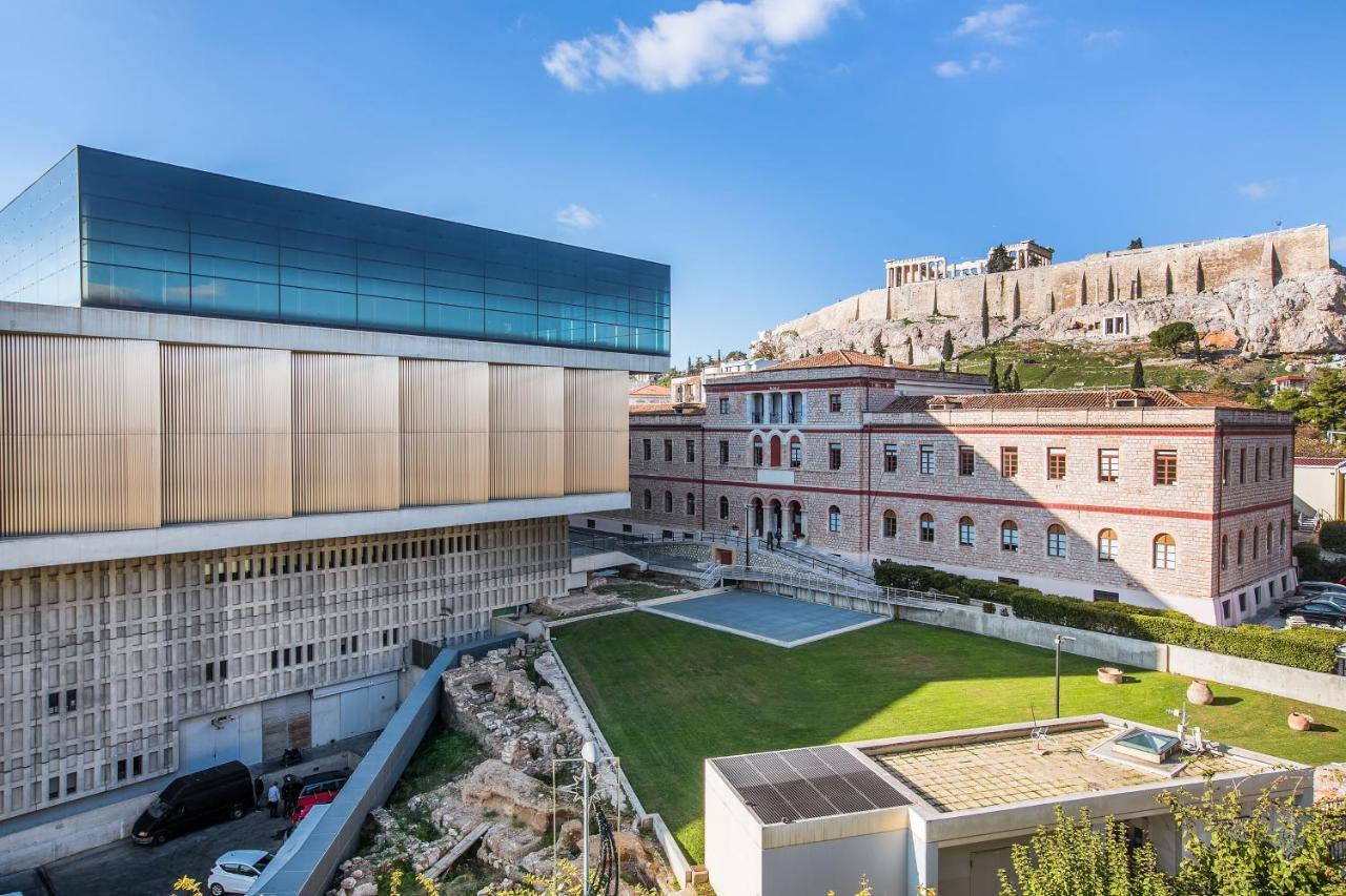 Modern Flat In The Grounds Of Acropolis Monuments -Armonia- Lägenhet Aten Exteriör bild