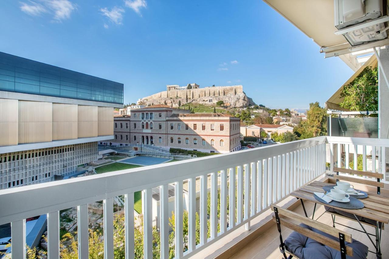 Modern Flat In The Grounds Of Acropolis Monuments -Armonia- Lägenhet Aten Exteriör bild