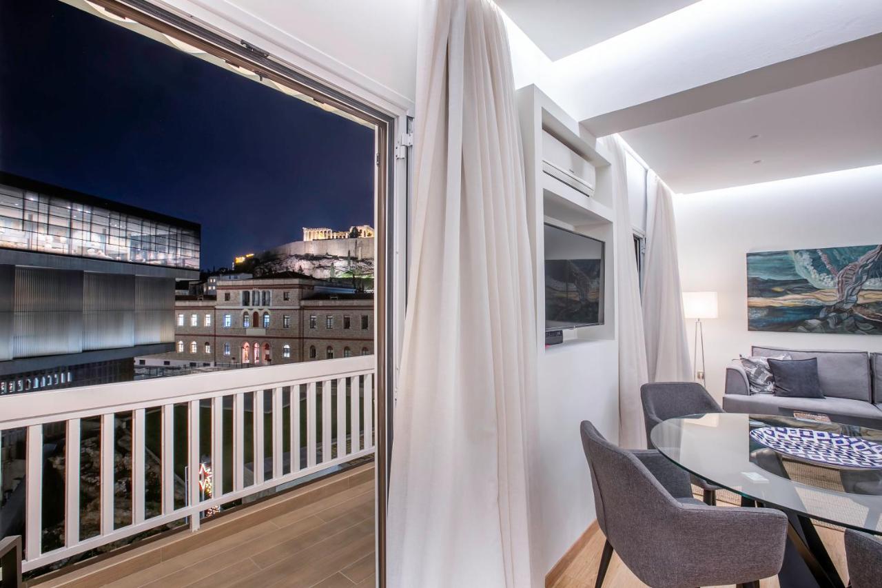 Modern Flat In The Grounds Of Acropolis Monuments -Armonia- Lägenhet Aten Exteriör bild