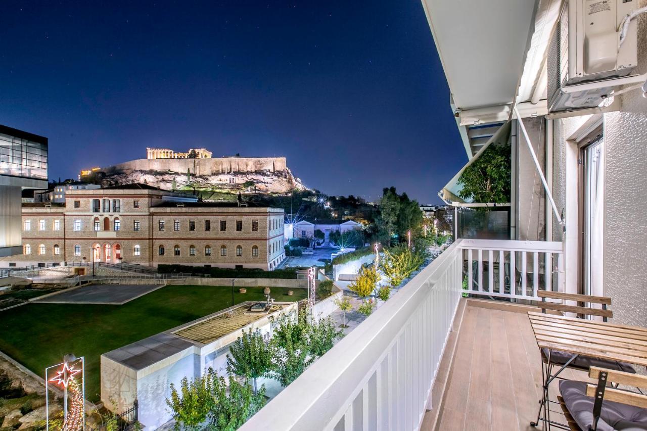 Modern Flat In The Grounds Of Acropolis Monuments -Armonia- Lägenhet Aten Exteriör bild